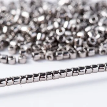 

11/0 Japan Delica Seed Beads Rainbow Metallic Green For Bead Earring 1.6mm 10g/bag