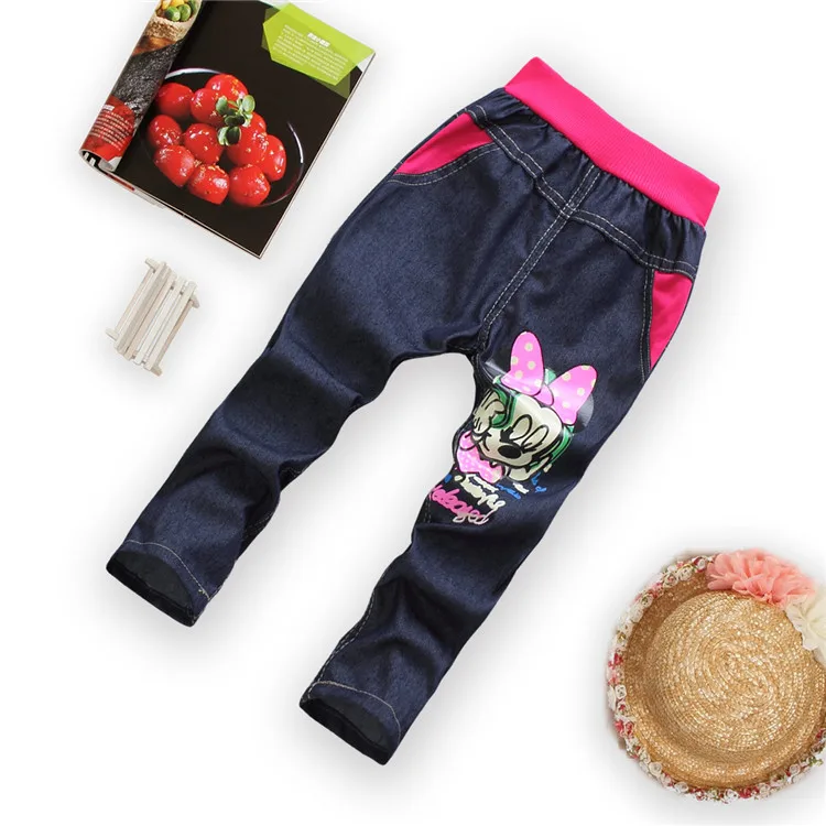 Free shipping 2 6Y Children's Clothing Girls Jeans For Girl Spring Baby