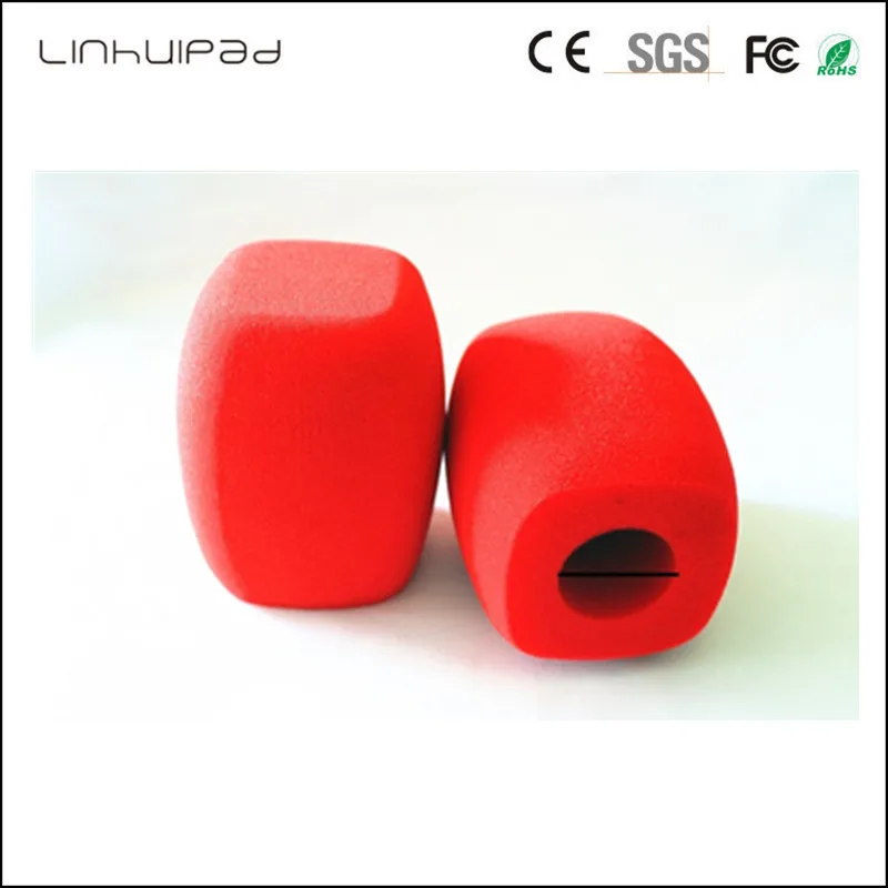 Linhuipad V97 4 см диаметр под заказ красный большой микрофон для интервью