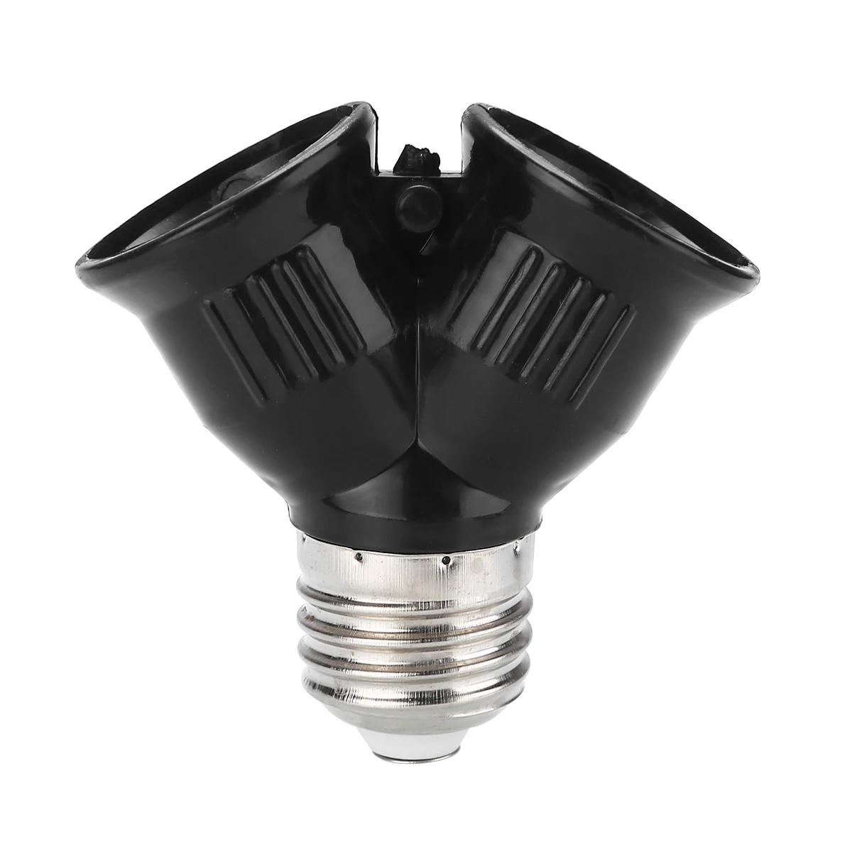 E27 Base to 2 Screw Bulb Adapter Light Lamp Bulb Socket Converter Y Shape Splitter Adapter LED Lamp Holder