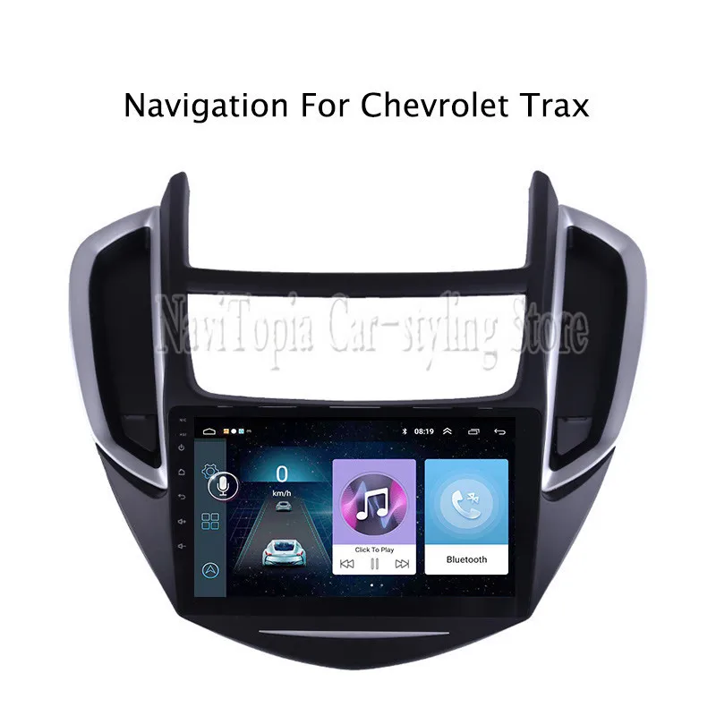 Perfect ECTWODVD 9inch Android 9.0 Car Radio GPS Navigation Multimedia Stereo DVD Player for Chevrolet Trax 2013 2014 2015 2016 2017 0