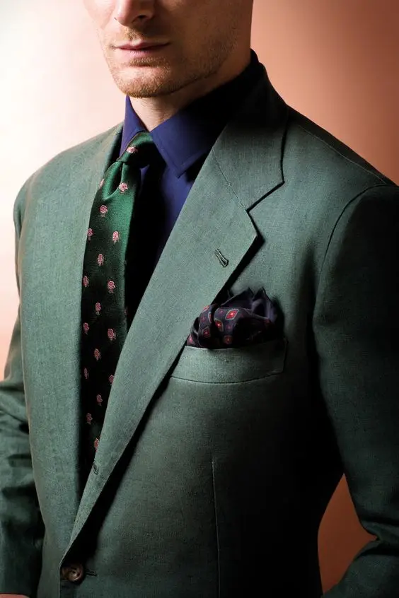 font b Custom b font font b Made b font Dark Green Groom Tuxedos 2