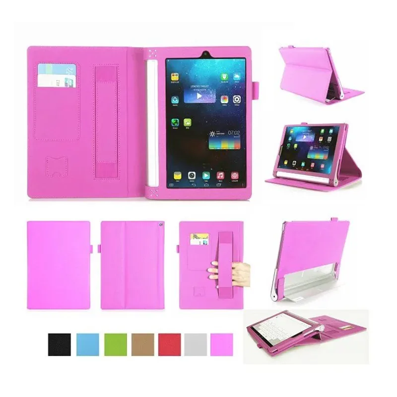 Кожаный чехол YNMIWEI для планшета Yoga Tab2 830F 830L 8 0 дюйма кошелек с ремешком на руку Lenovo