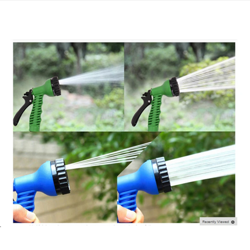 Garden hose magic water hose watering hose flexible expandable reels hose for watering connector Blue Green 25-200FT