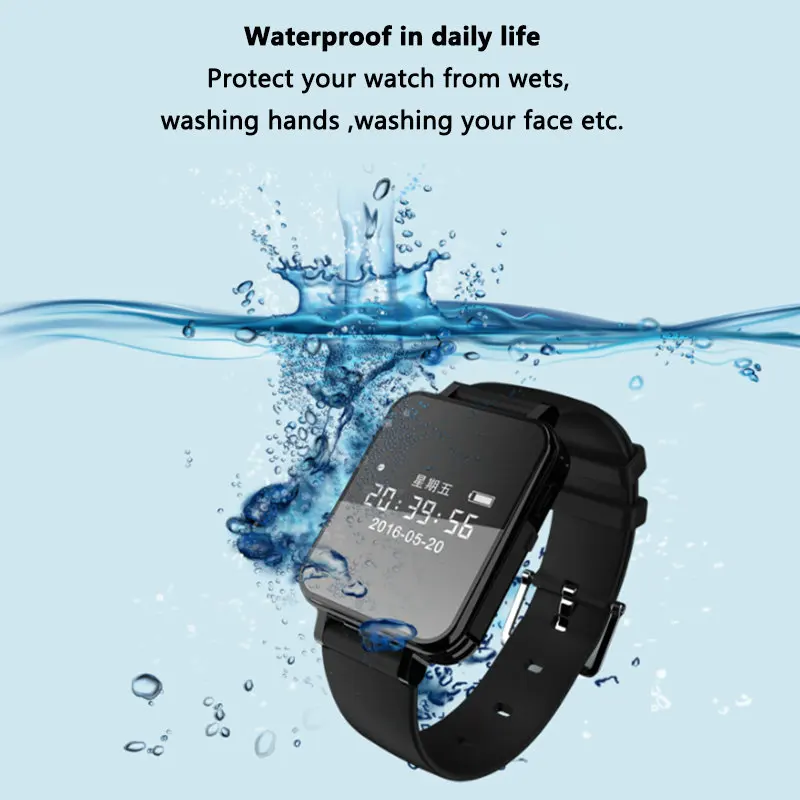 Vandlion Digital Audio Recorder Watch Voice Activated Recording Wrist Band 1536kbps Dictaphone OLED Screen Recorder Business V81