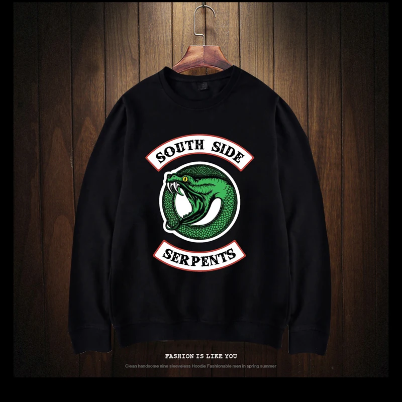 

BTS Riverdale Sweatshirt Hoodies Women/Men Spring Coat south side serpents Fashion Tracksuit Women Oversize Sweatshirt Clothes