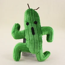 24cm Cute Final Fantasy Green Cactus Cactuar Plush Soft stuffed Animal Doll font b Toys b
