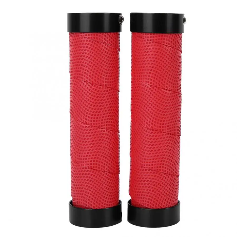 1 Pair Bicycle Grips Soft Anti-Shock Non-slip Sponge Bicycle Handle Grip Mountain Bike Handlebar Grip Bicycle Parts - Цвет: D