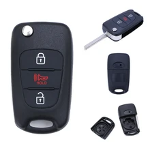 3 Buttons Remote Folding Flip Keyless Key Case Fob Shell For KIA Soul Hot