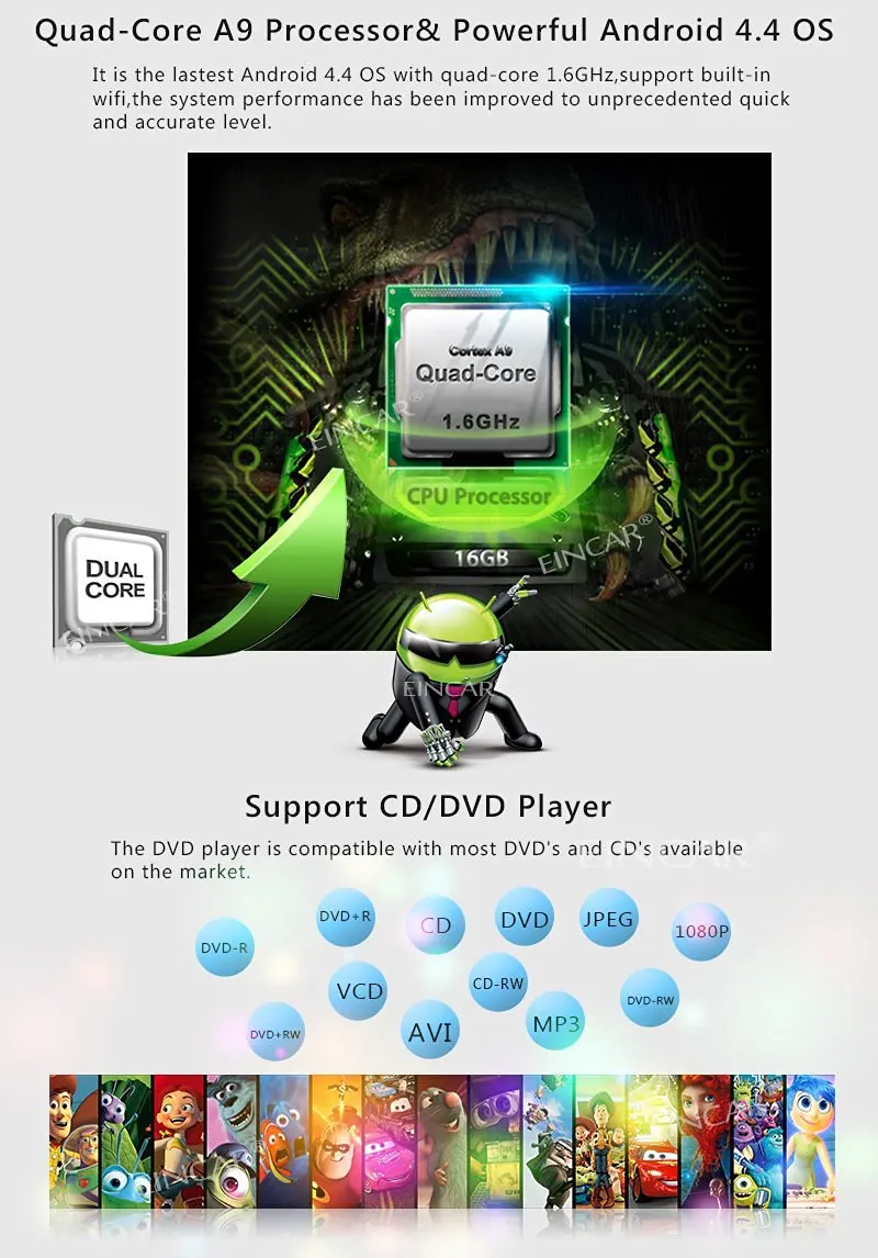 Cheap Car radio Video Audio GPS Navigator For Toyota COROLL EX  in Dash Head Unit Android Autoradio WIFI Bluetooth/EQ/ Airplay Steerin 2