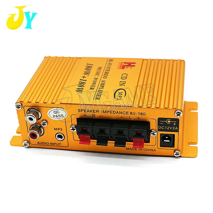 

DC12V Stereo Amplifier/180W HIFI digital power amplifier board Mini arcade game amplifier with cable