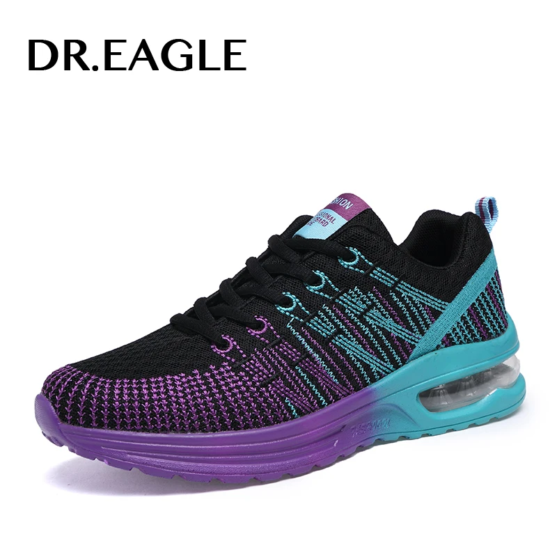 

DR.EAGLE woman sneakers female shoes sports Gym basket femme Cushioning Fly fabric women running shoes women sport shoes