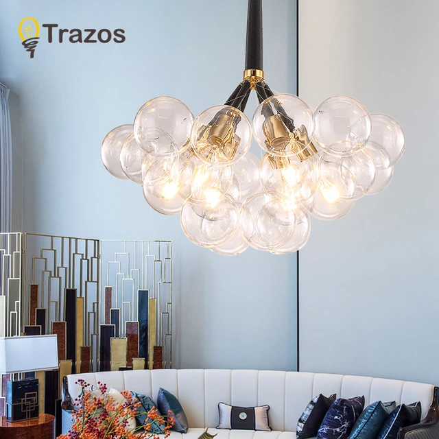 Trazos Official Small Orders Online Hot Ing And Modern Led Gr Chandelier Lighting Living Room Bedroom Chandeliers Creative Home Fixtures Ac110v 220v Free Shipping