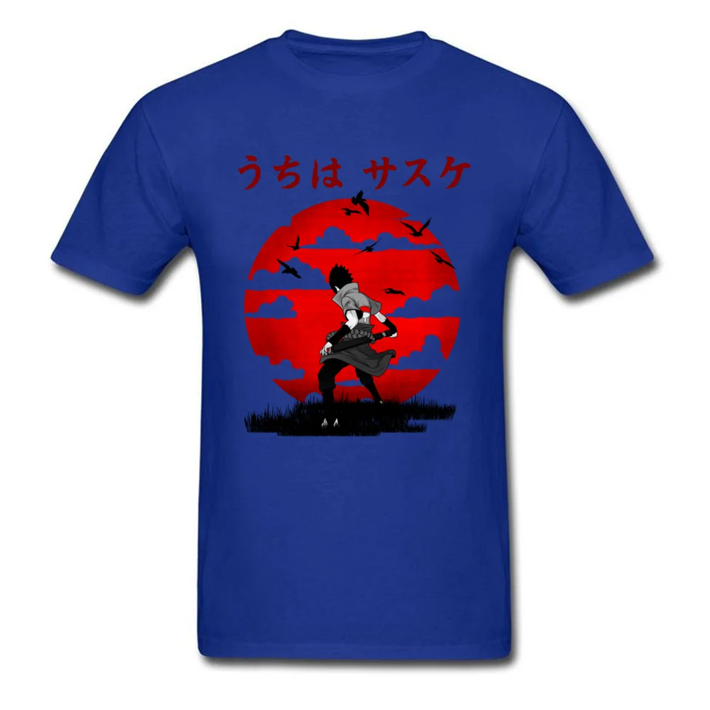 NINJA REVENGE Men's New Design Casual Tops Shirt Round Collar Autumn Cotton T-Shirt Normal Short Sleeve Tee Shirt NINJA REVENGE blue