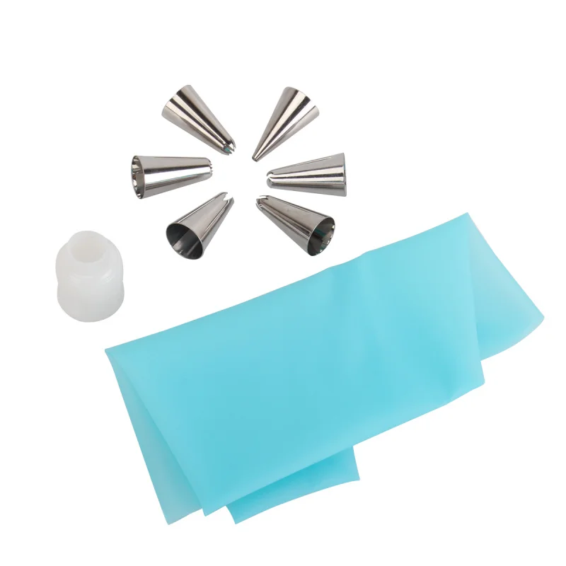 6pcs Stainless Steel Icing Piping Cream Syringe Tips Cake Cookie Nozzles Mold Set Decor Home Kitchen Tools Crafts | Дом и сад