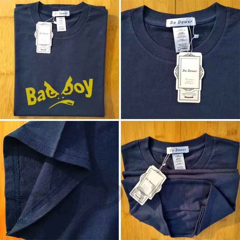 2018 Camisetas de moda de verano para hombre con estampado de letras de chico malo Camiseta de algodón con cuello redondo Camiseta Homme Camisetas de manga corta Camisetas 2018 Camisetas de moda de verano para hombre con estampado de letras de chico malo Camiseta de algodón con cuello redondo Camiseta Homme Camisetas de manga corta Camisetas