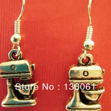 50 пар Винтаж Сильверс Кофе машины Сатурн Сапоги и ботинки для девочек Стрекоза фен башня наручники падение лошади/Длинные Висячие серьги для Для женщин P752