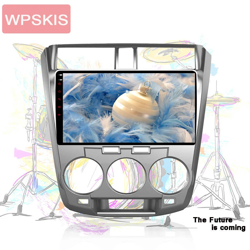 Perfect Octa Core 4G+64GB 10.1" Android 9.0 4G WIFI DAB Car DVD Radio Player For Honda City 08 2009 2010 2011 2012 2013 2014 Head Unit 2