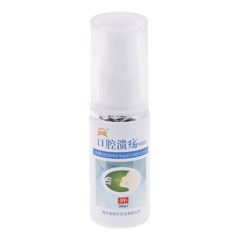 Treatment Of Oral Ulcer Pharyngitis Halitosis Sore throat cool Fresh Spray Pain Relief Antibacteria Mouth Clean Oral Spray 30ml