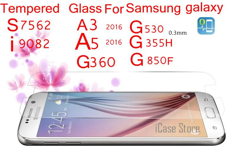 С уровнем твердости 9 H закаленное Стекло для samsung galaxy S7562 Trend рlus i9082 G530 G355H G360 G850F A3 A5