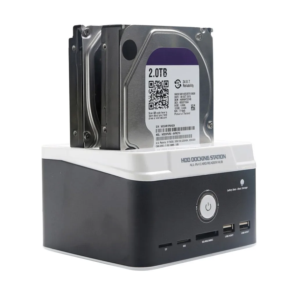 

Multifunction 2.5 / 3.5 Inch USB 3.0 IDE & SATA Hard Drive Base Card Reader / Slot / Socket / Holder Docking Station Reader