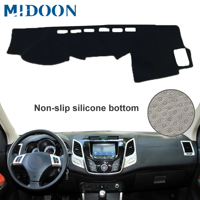 MIDOON для Toyota hilux 2004-2014 чехлы стайлинга автомобиля коврик приборной панели
