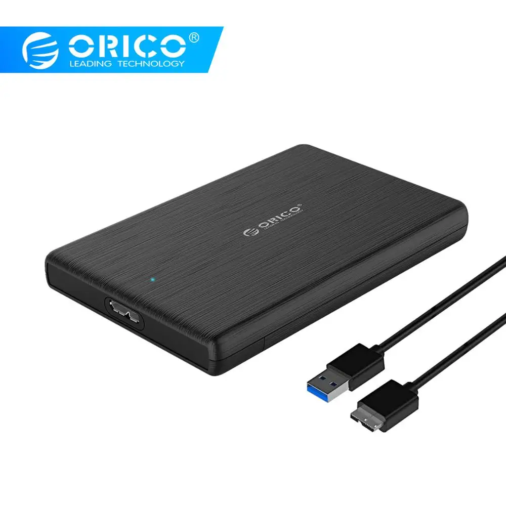 

ORICO 2189U3 2.5 Inch HDD Case USB3.0 Micro B External Hard Drive Disk Enclosure High-Speed Case for SSD Support UASP SATA III