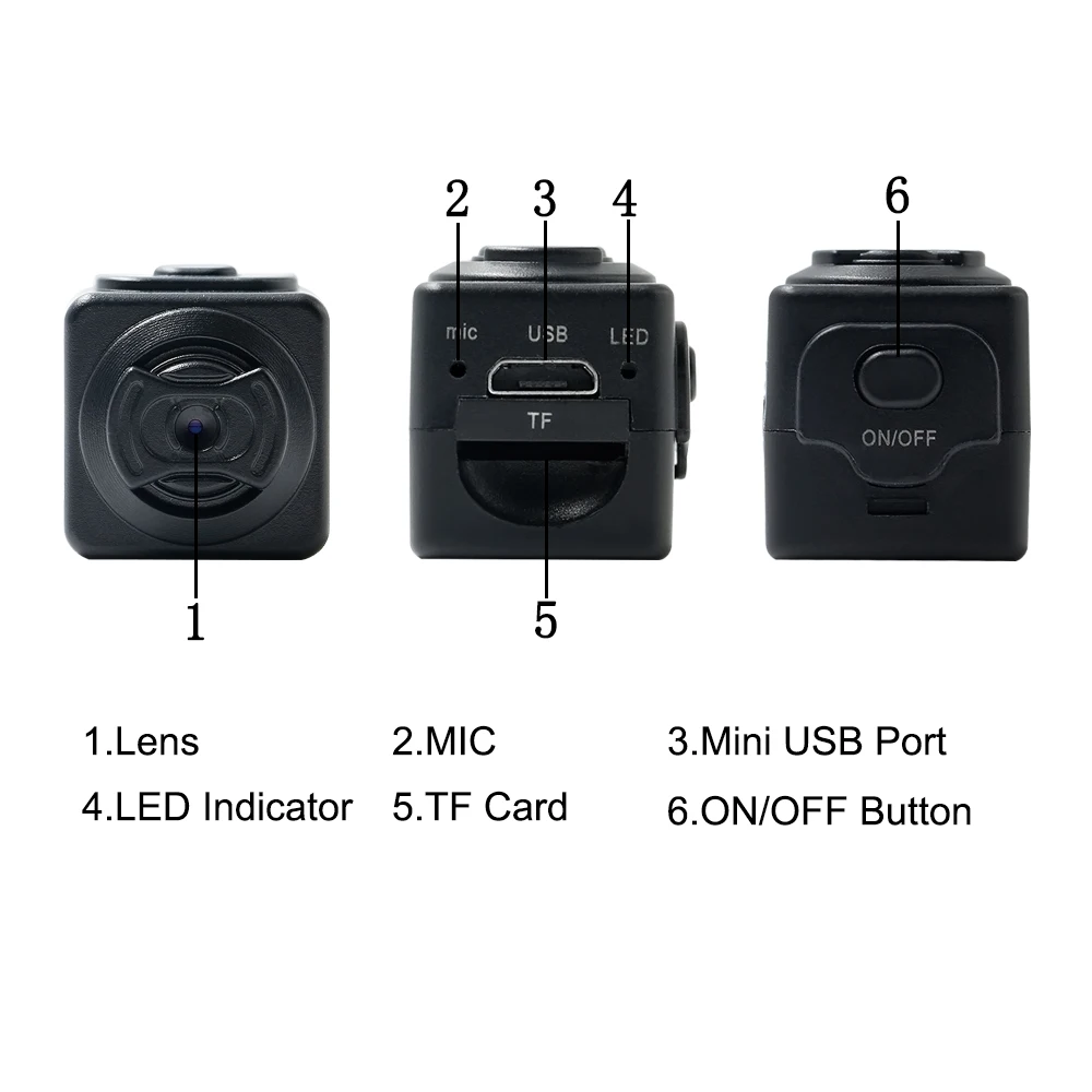 D5 HD Digital Camera Conference Small Recorder Monitor Recording Mini | Электроника