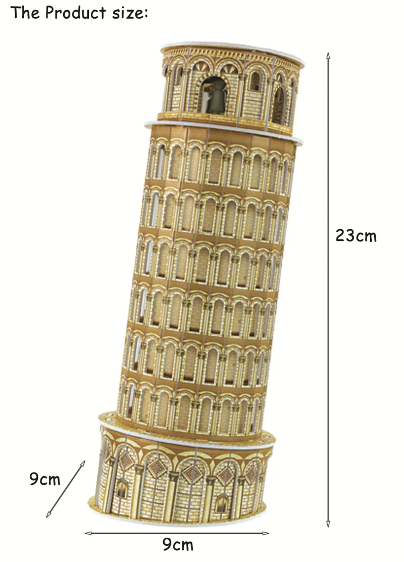 Лидер продаж пазл Пизанская башня 3D пазл развивающие игрушки трехмерные пазлы для детей и взрослых