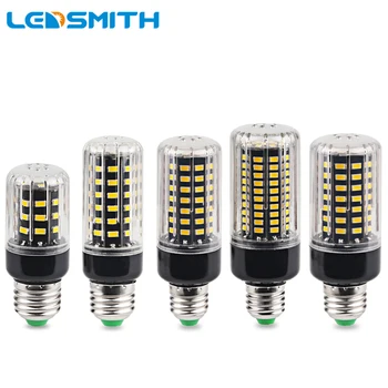 

E27 E14 No Flicker LED Lamp Bulb Smart IC AC85-265V Corn Light SMD 5736 3W 7W 9W 15W Chandelier Spotlight for Home Decoration