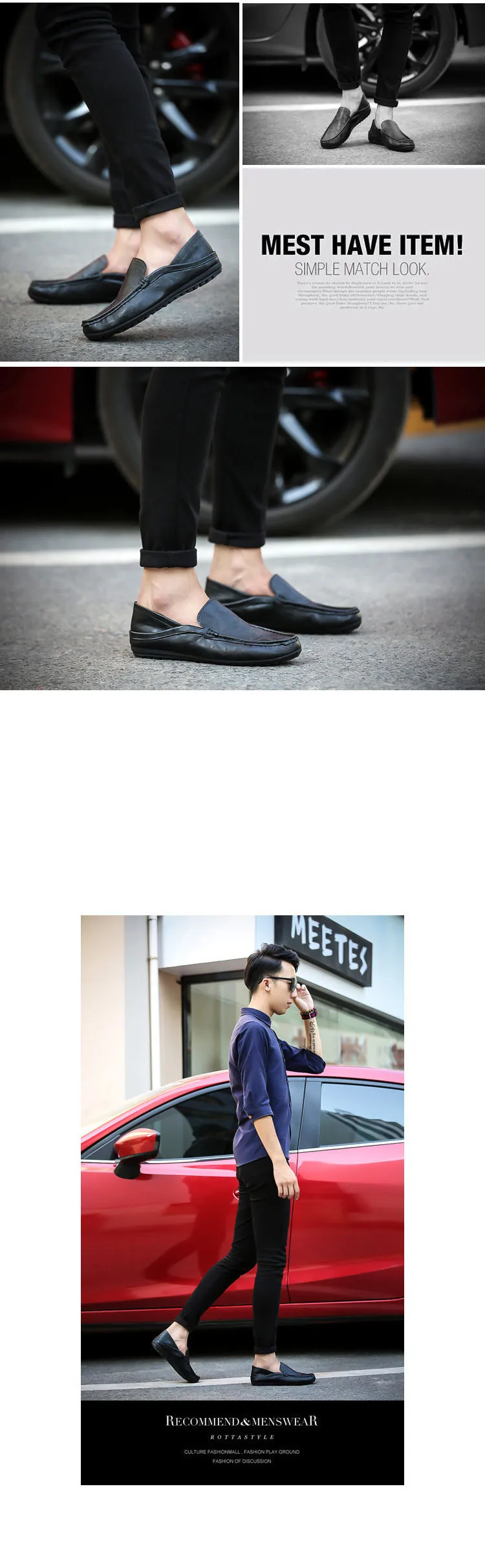 Популярные Классические повседневные мужские лоферы в британском стиле; Повседневная Удобная обувь высокого качества; легкая мужская обувь для взрослых; дышащая обувь в горошек