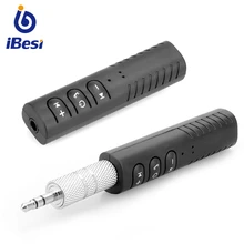 IBESI XT-2 Bluetooth приемник автомобильный Bluetooth AUX 3,5 мм музыкальный Bluetooth аудио приемник Громкая связь вызов автомобильный передатчик Авто адаптер