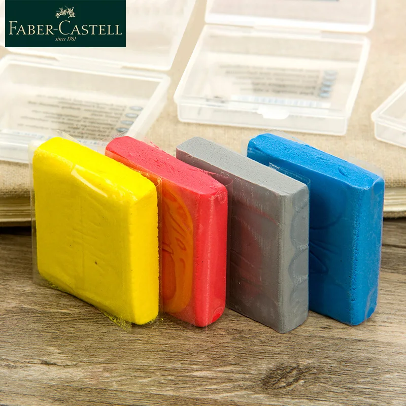 

Faber-Castell Plasticity Eraser Soft Rubber Kneaded Rubber Art Pianting School Design Sketch Eraser Stationery Art Supplies