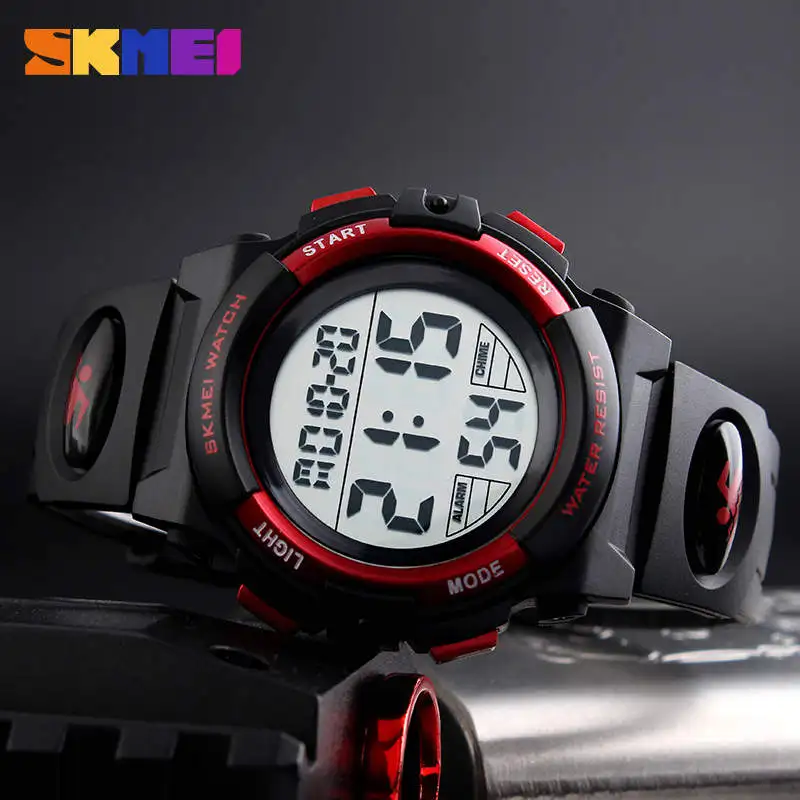 Kopen Skmei Merk Kinderen Horloges Led Digitale Multifunctionele Waterdichte Horloges Outdoor Sport Horloges Voor Kinderen Jongen Meisjes Zwemmen