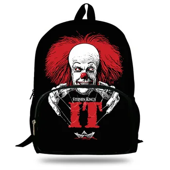 

Stephen king's Print Backpack School Bags for Teenagers Boys/Girls Students Large Capacity Book Bags Women Men Daily Backpack