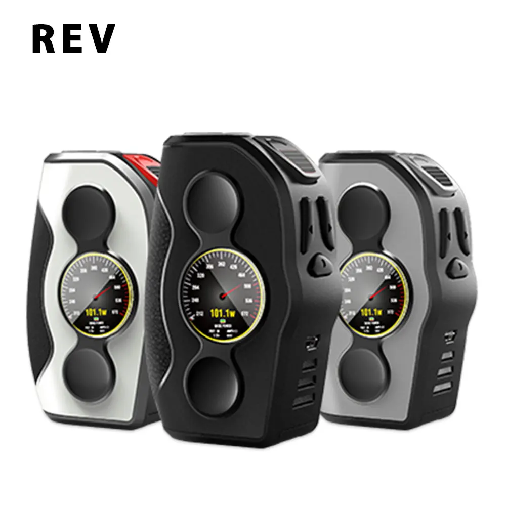 

New Original REV Nitro 200W TC Box MOD Max 200W Output Huge Power Two Modes of Beginner/Advanced User No 18650 Battery Vape Mod