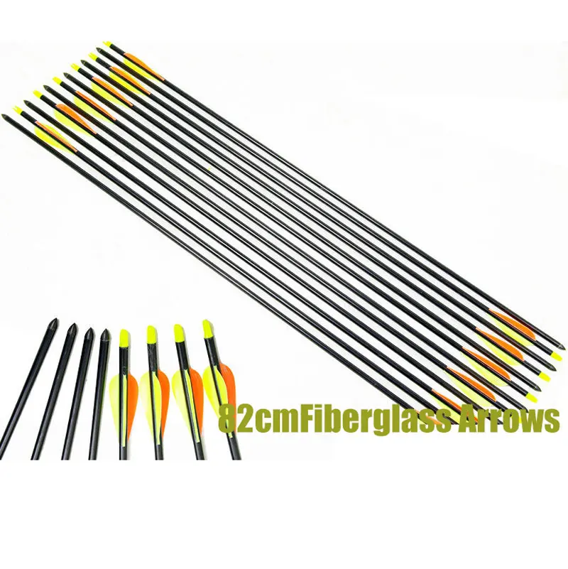 18pcs / 25pcs 82cm Shooting Target Practice Steel Point Fiberglass