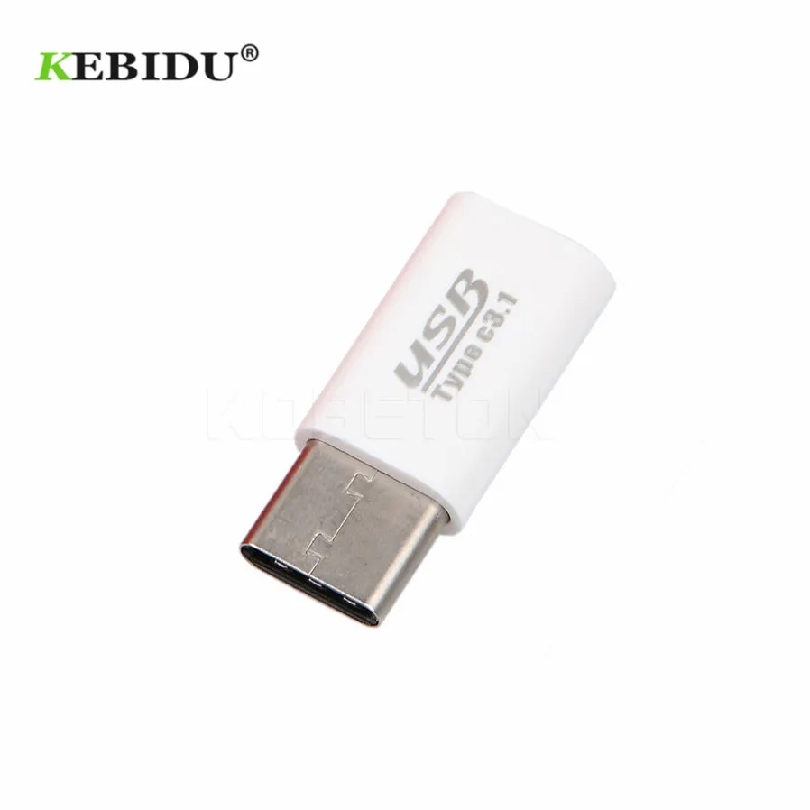 Kebidu mini USB-C USB 3,1 Мужской к Micro USB Женский конвертер тип-c конвертер для Macbook 1" oneplus2 для планшета и мобильного телефона