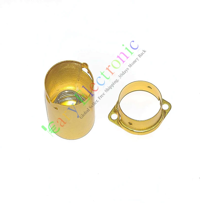 Опт и розница 8 шт 9Pin трубки розетки щит крышка для аудио DIY 12AX7 12AU7 ECC82 ECC83 Желтый
