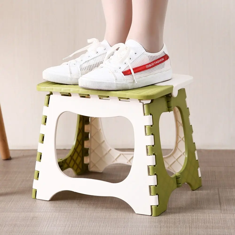 

Children Furniture Plastic Folding Stool Portable Folding Chair Small Chair Home Furniture Child Convenient Dinner Stool