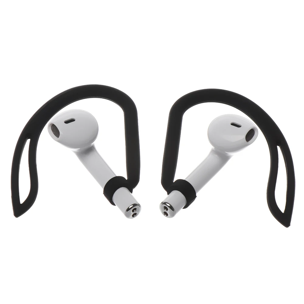 

2019 Protective Earhooks Holder Secure Fit Hooks for Airpods Apple Wireless Earphone Accessories Silicone Sports Anti-lost Ear H
