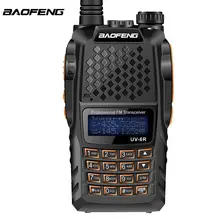 Baofeng uv6r Двухканальные рации 5 Вт uhf & VHF Dual Band CB Радио FM трансивер для Охота 128 канала 65.0 мГц -108.0 мГц США ЕС