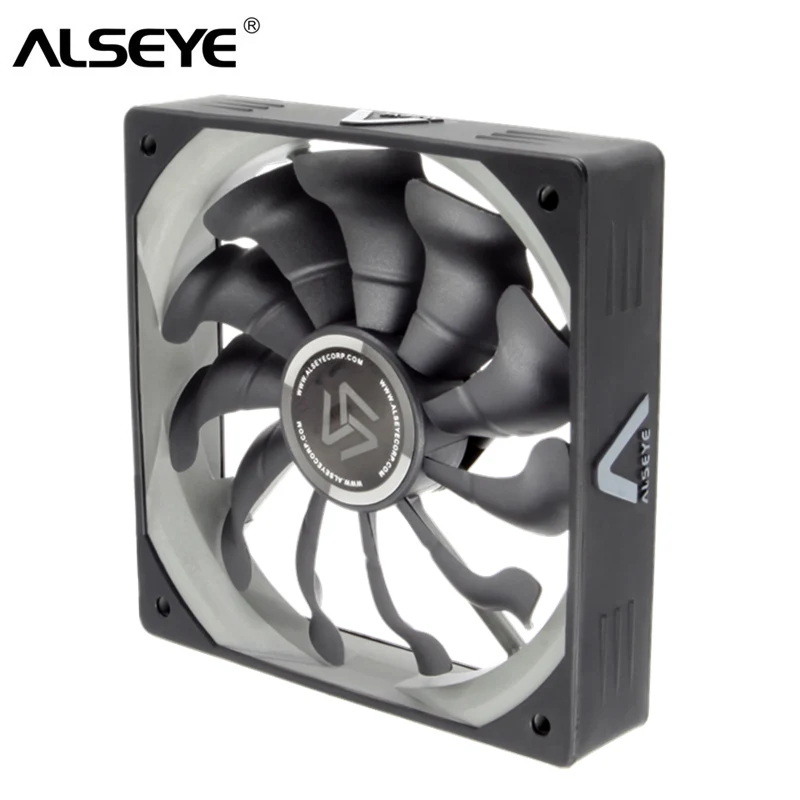 ALSEYE ШИМ 4pin кулер 120 мм вентилятор для компьютера 12 В 1800 об./мин. 80CFM Slient Вентилятор