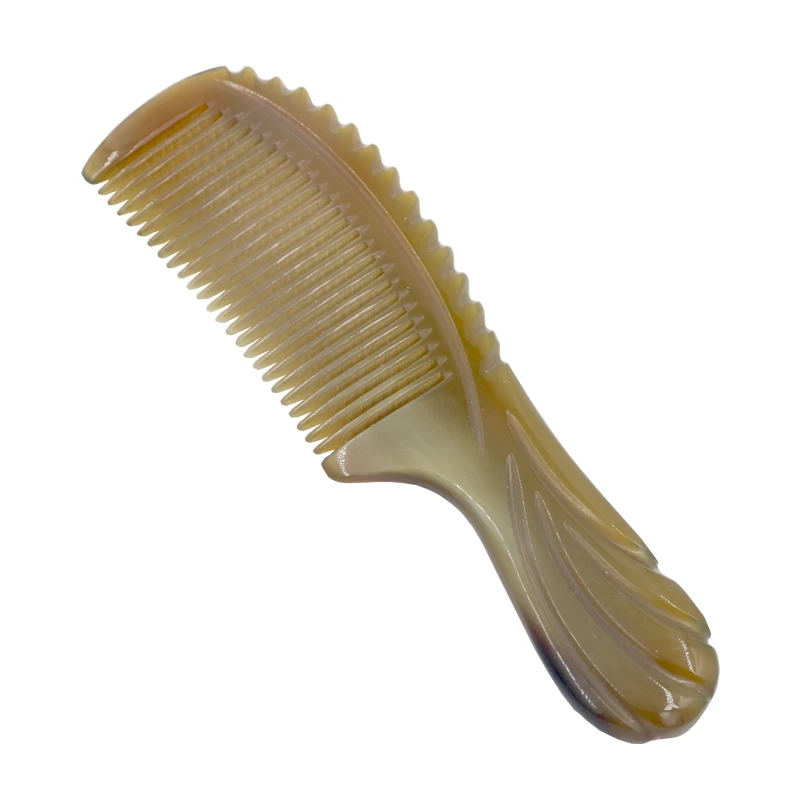Natural Vietnam Buffalo Horn Comb Anti Static Ox Horn Comb Hair Massage Comb 3