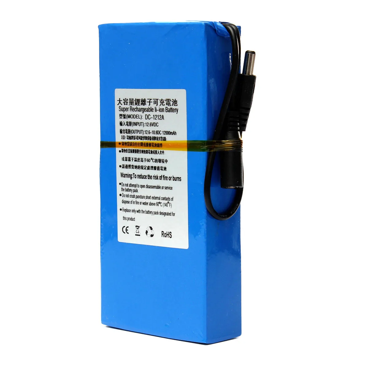 Cncool 12V 12000mah литиевая батарея перезаряжаемая DC Батарея полимерная для монитора