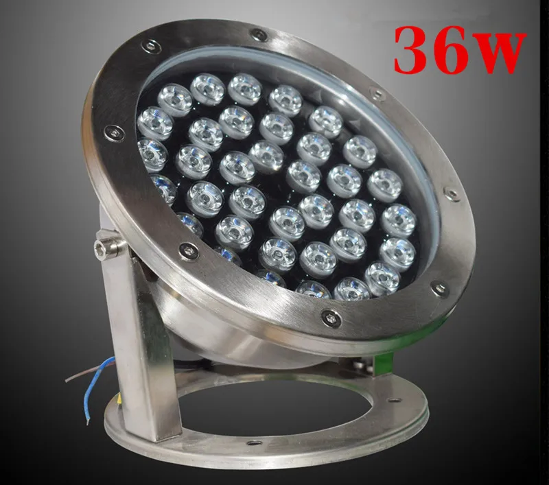 RGB светодиодный подводный светильник 36 Вт DC12V 24 В IP68 Водонепроницаемый Фонтан