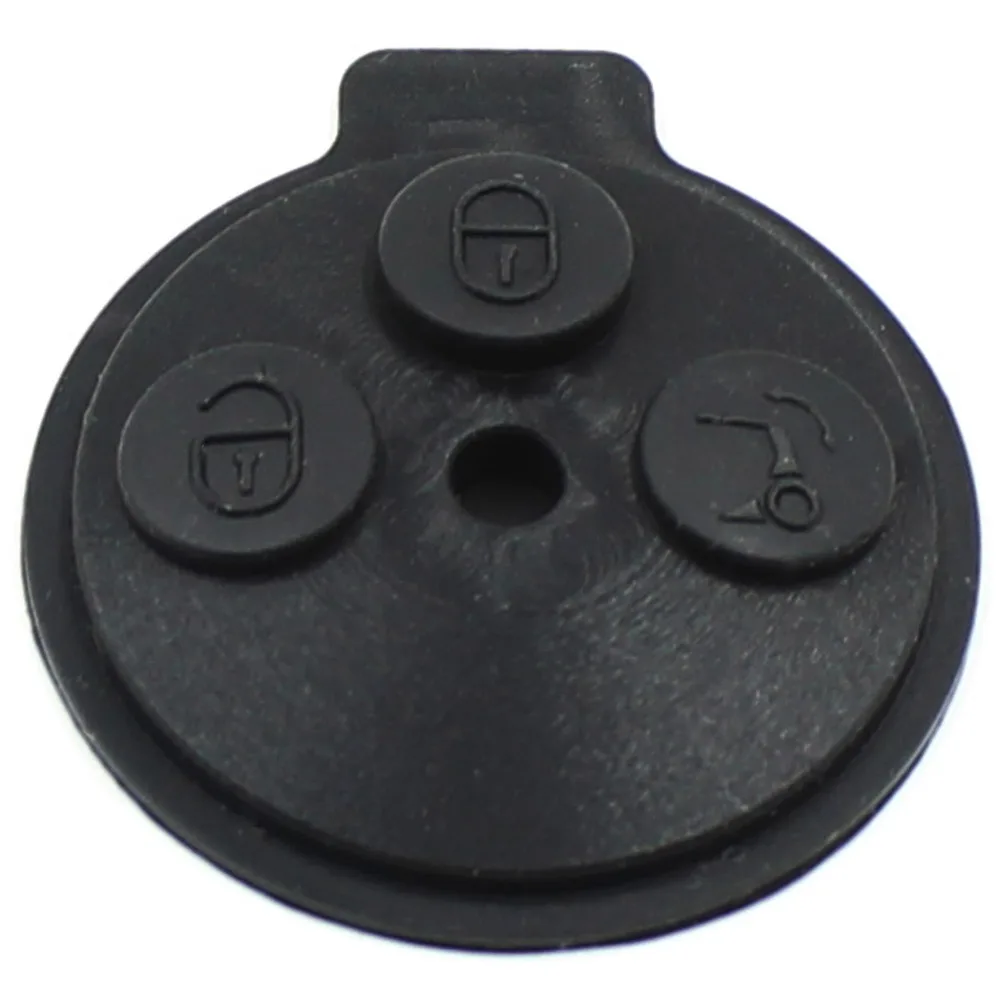 10pcs/lot 3 Buttons Replacement Smart Key Case Rubber Button Fob Pad