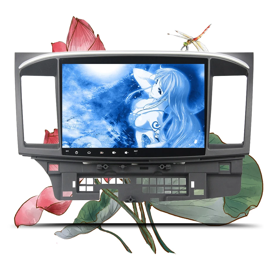 Excellent For Mitsubishi Lancer 2007 2009 2011 2013 2016 Car gps navigation system tape recorder head unit radio fm video android 9.1 10.1 5