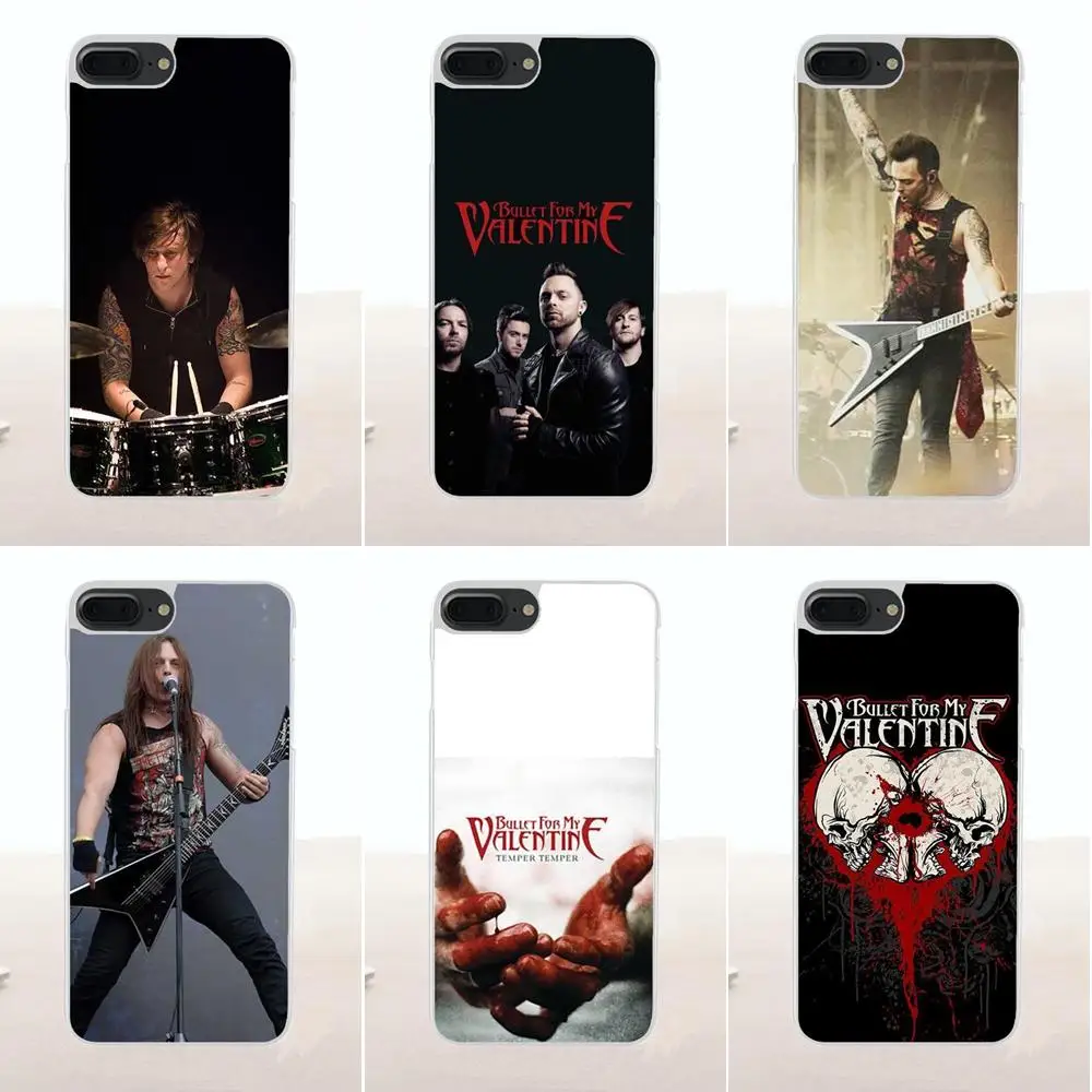 Bixedx Bullet For My Valentine мягкая защитная кожа для Apple iPhone 4 4S 5 5C SE 6 6S 7 8 Plus X | Мобильные