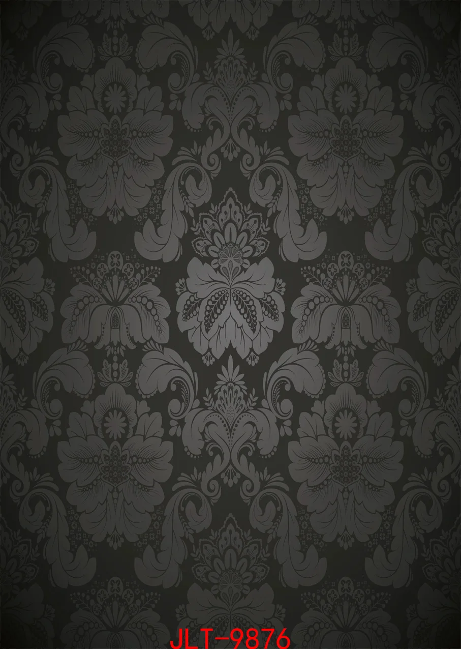 SJOLOON 150x210cm Black European pattern backdrops Vinyl backdrops for
